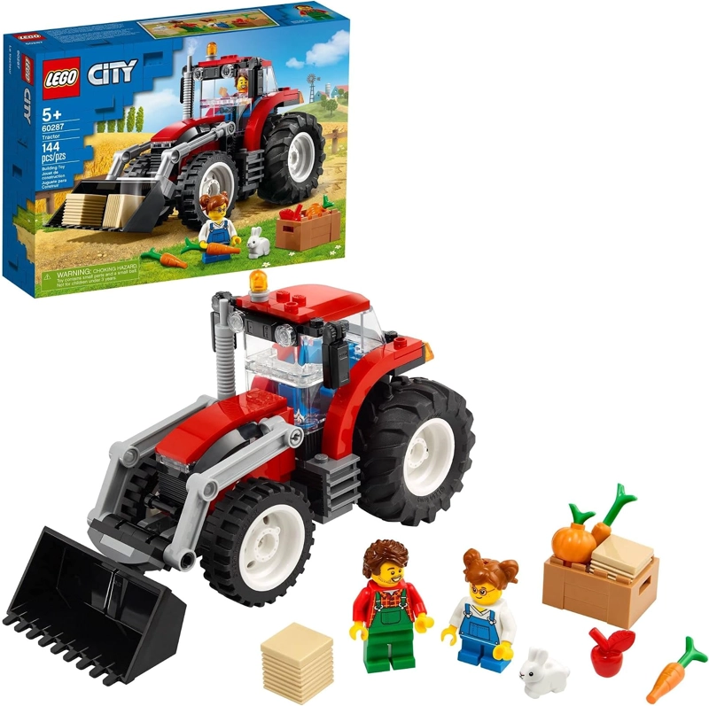 LEGO CITY GRANDES VEHICULOS TRACTOR 60287 - JUEGO DE JUGUETES DE CONSTRUCCION PARA NIÑOS, NIÑAS - 1