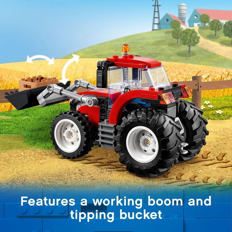 LEGO CITY GRANDES VEHICULOS TRACTOR 60287 - JUEGO DE JUGUETES DE CONSTRUCCION PARA NIÑOS, NIÑAS - 4