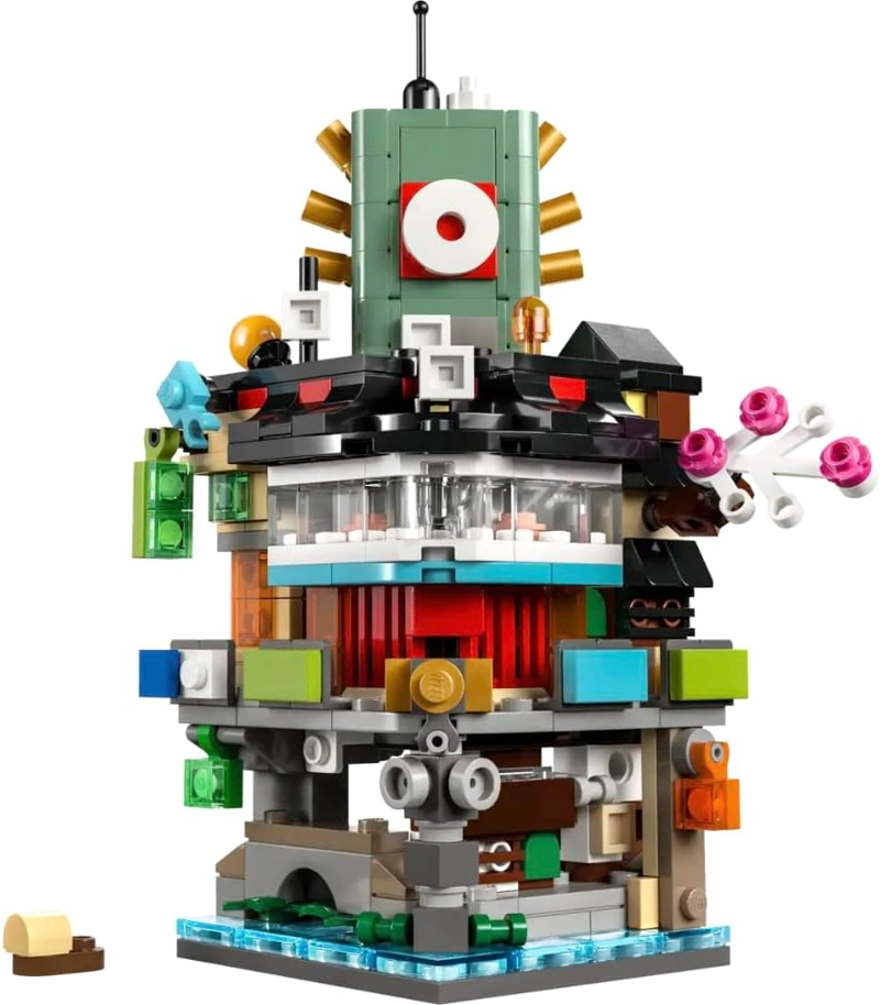 LEGO NINJAGO - JUEGO DE CONSTRUCCION MICRO CITY 40703 BLOQUE MODULAR DE 5 PISOS CON CASAS DE TE - 3