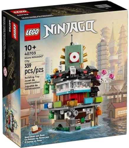 LEGO NINJAGO - JUEGO DE CONSTRUCCION MICRO CITY 40703 BLOQUE MODULAR DE 5 PISOS CON CASAS DE TE - 5