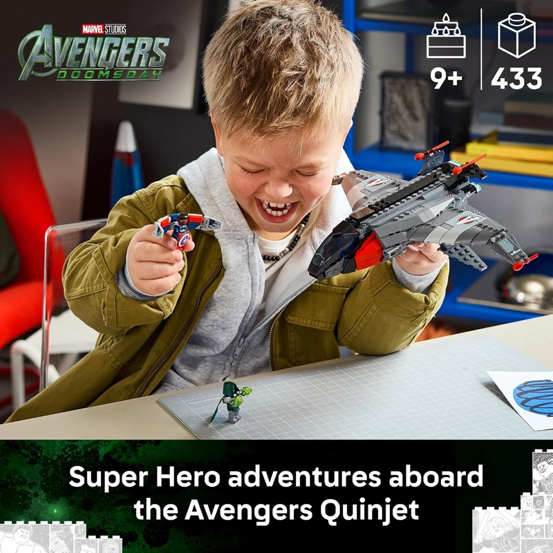 LEGO MARVEL AVENGERS: DOOMSDAY QUINJET 76347 - 2