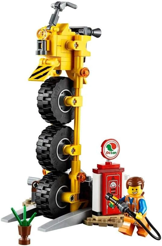 LEGO THE LEGO MOVIE 2 EMMET S THRICYCLE 70823 KIT DE MAQUILLAJE DE CONSTRUCCION DE BICICLETA DE 3 - 3
