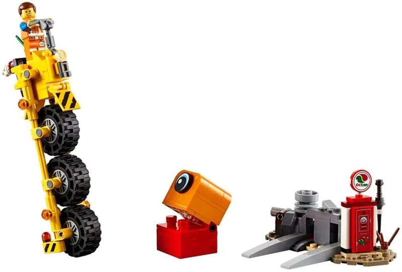 LEGO THE LEGO MOVIE 2 EMMET S THRICYCLE 70823 KIT DE MAQUILLAJE DE CONSTRUCCION DE BICICLETA DE 3 - 6