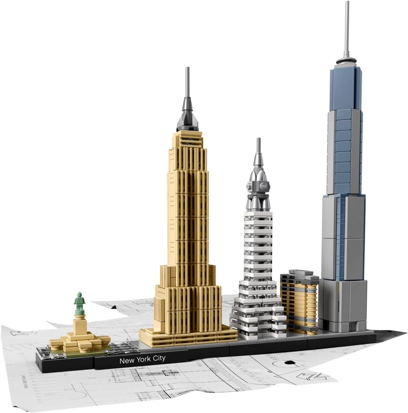 LEGO ARCHITECTURE NEW YORK CITY MODEL KIT DE MAQUILLAJE - DECORACION DE DORMITORIO U OFICINA - 4