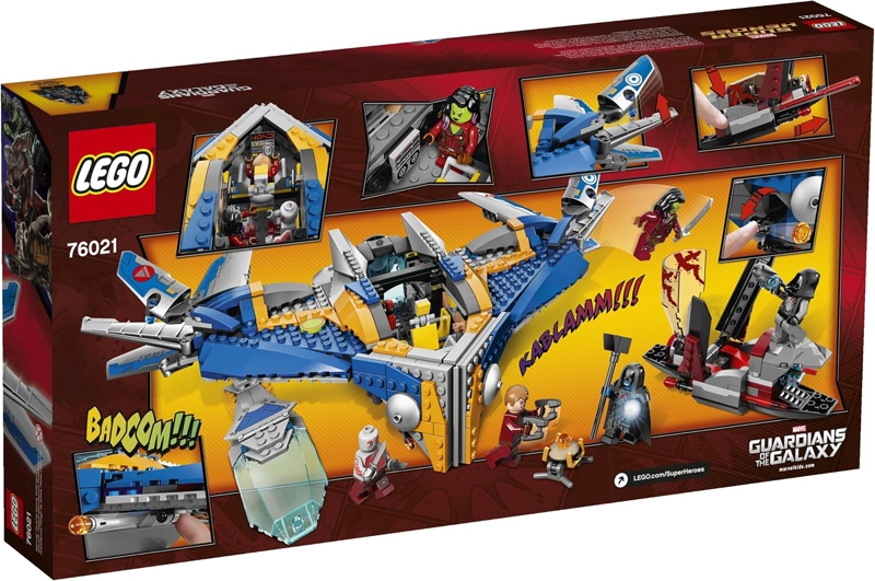 LEGO LA NAVE ESPACIAL MILANO, DISEÑO DE SUPERHE ROES RESCUE BUILDING KIT DE MAQUILLAJE SET 76021 - 3