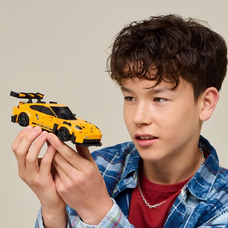 LEGO SPEED CHAMPIONS PORSCHE 911 GT3 RS SUPER AUTO JUGUETE - KIT DE MAQUILLAJE DE MODELO Y JUGUETE - 4