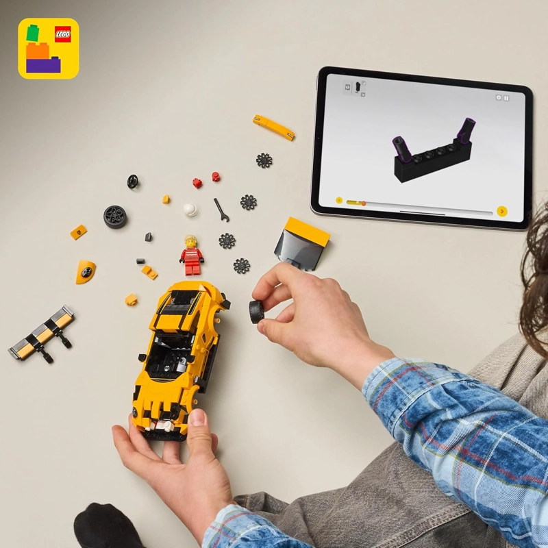 LEGO SPEED CHAMPIONS PORSCHE 911 GT3 RS SUPER AUTO JUGUETE - KIT DE MAQUILLAJE DE MODELO Y JUGUETE - 6