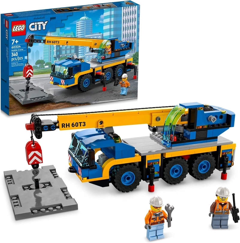 LEGO CITY GREAT VEHICLES 60324 - JUEGO DE CONSTRUCCION DE CAMION DE GRUA MOVIL, MODELO DE VEHICULO - 1