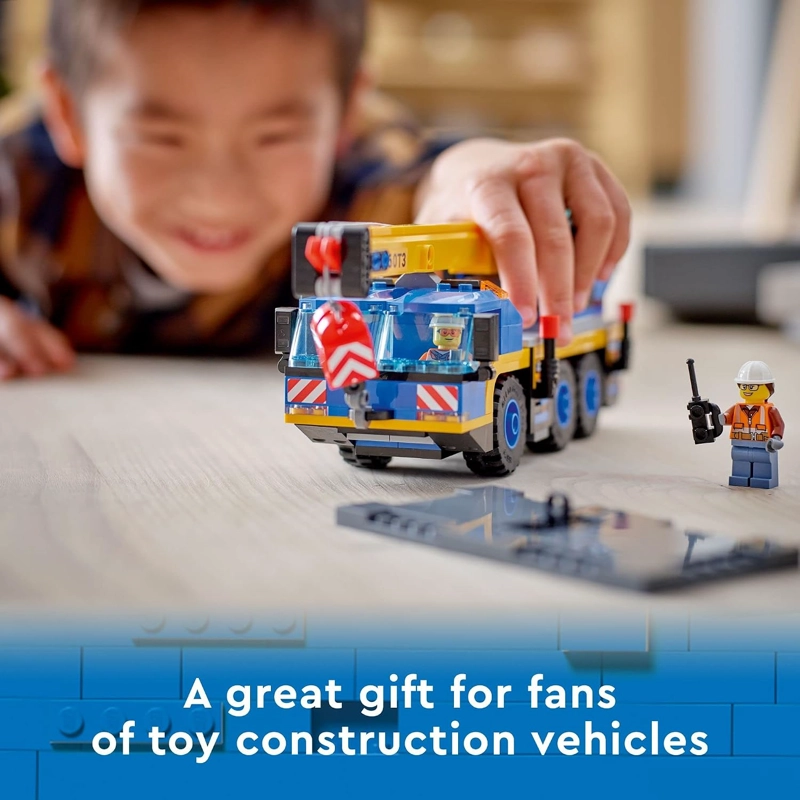 LEGO CITY GREAT VEHICLES 60324 - JUEGO DE CONSTRUCCION DE CAMION DE GRUA MOVIL, MODELO DE VEHICULO - 6
