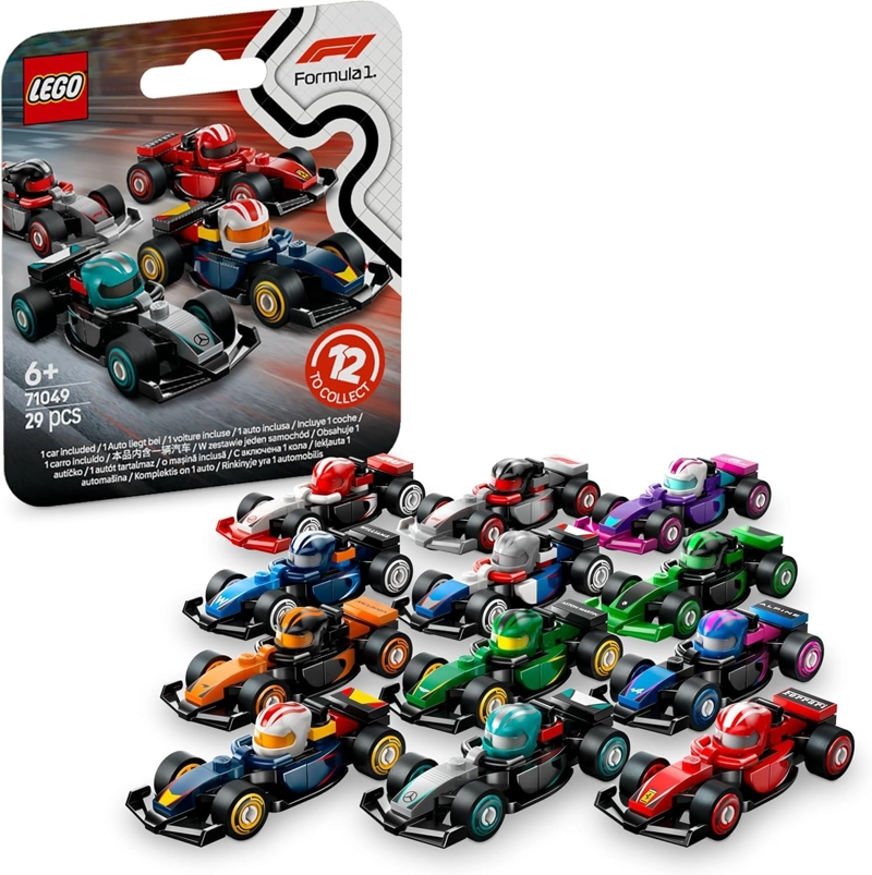 LEGO 71049 F1 COCHES DE CARRERAS COLECCIONABLES AL AZAR JUEGO DE 1 COCHE DE CARRERAS - UUS. - 1