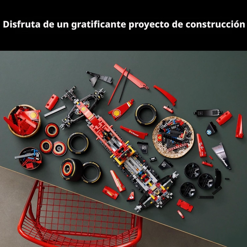 LEGO TECHNIC FERRARI SF-24 F1 - KIT DE MAQUILLAJE DE CONSTRUCCION PARA ADULTOS, MAYORES DE 18 AÑOS - 3
