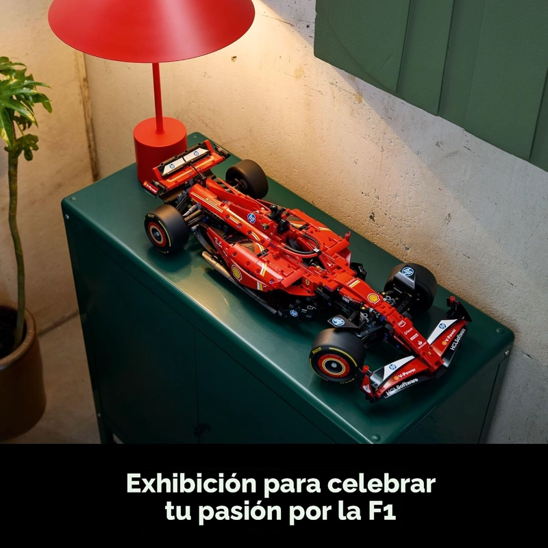 LEGO TECHNIC FERRARI SF-24 F1 - KIT DE MAQUILLAJE DE CONSTRUCCION PARA ADULTOS, MAYORES DE 18 AÑOS - 6