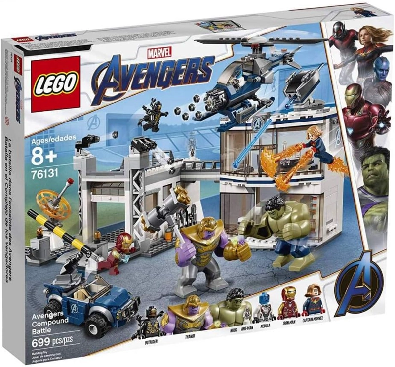 LEGO MARVEL AVENGERS COMPOUND BATTLE 76131 - JUEGO DE CONSTRUCCION QUE INCLUYE COCHE DE JUGUETE, - 1