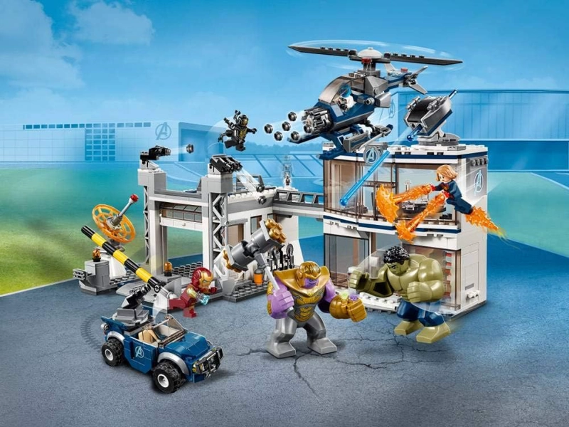 LEGO MARVEL AVENGERS COMPOUND BATTLE 76131 - JUEGO DE CONSTRUCCION QUE INCLUYE COCHE DE JUGUETE, - 2