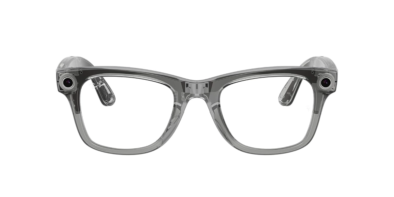 META RAY-BAN GEN 2 WAYFARER SMART AI GLASSES, TRANSP GREY, TRANSITIONS - 2