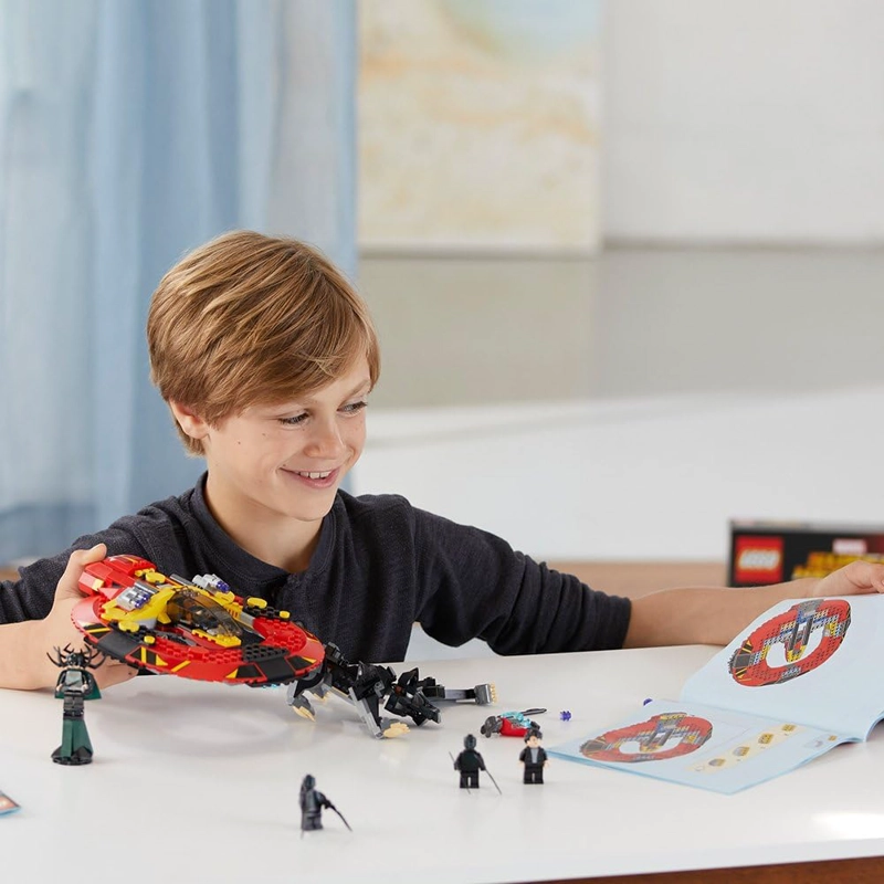LEGO SUPERHE ROES LA BATALLA FINAL DE ASGARD 76084 KIT DE MAQUILLAJE DE CONSTRUCCION - 2
