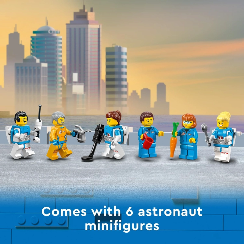 LEGO CITY LUNAR RESEARCH BASE - JUGUETE ESPACIAL PARA NIÑOS QUE AMAN EL ESPACIO 60350, INSPIRADO - 5