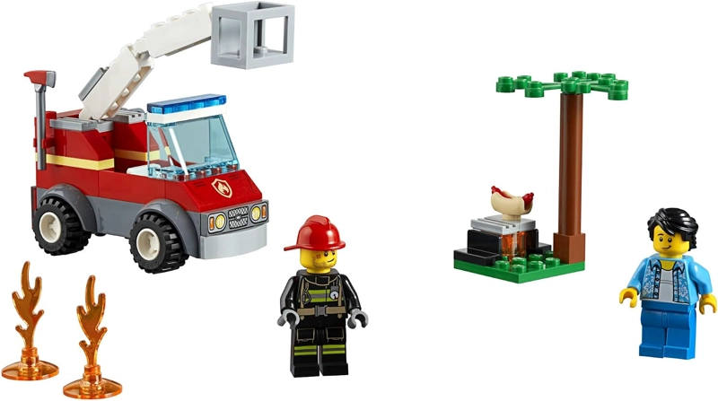LEGO CITY BARBECUE BURN OUT 60212 KIT DE MAQUILLAJE DE CONSTRUCCION 64 PIEZAS - 3