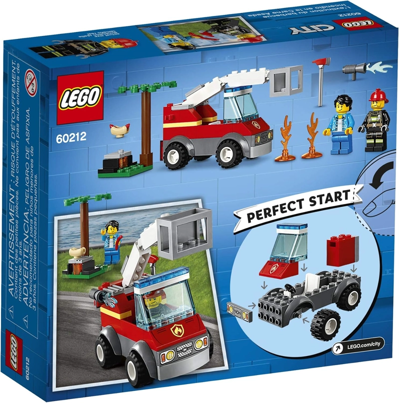 LEGO CITY BARBECUE BURN OUT 60212 KIT DE MAQUILLAJE DE CONSTRUCCION 64 PIEZAS - 5