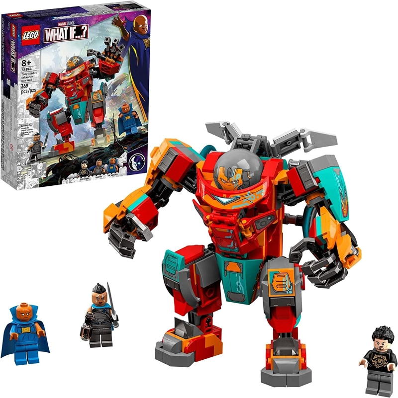 LEGO MARVEL TONY STARK S SAKAARIAN IRON MAN 76194 KIT DE MAQUILLAJE DE CONSTRUCCION GRAN REGALO - 3