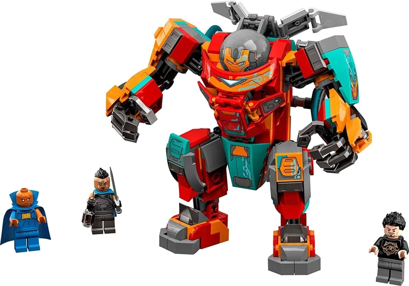 LEGO MARVEL TONY STARK S SAKAARIAN IRON MAN 76194 KIT DE MAQUILLAJE DE CONSTRUCCION GRAN REGALO - 4