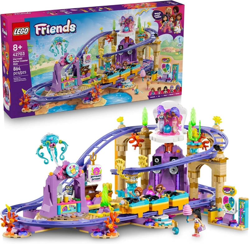 LEGO FRIENDS MERMAID ROLLER COASTER RIDE 42703 - 1