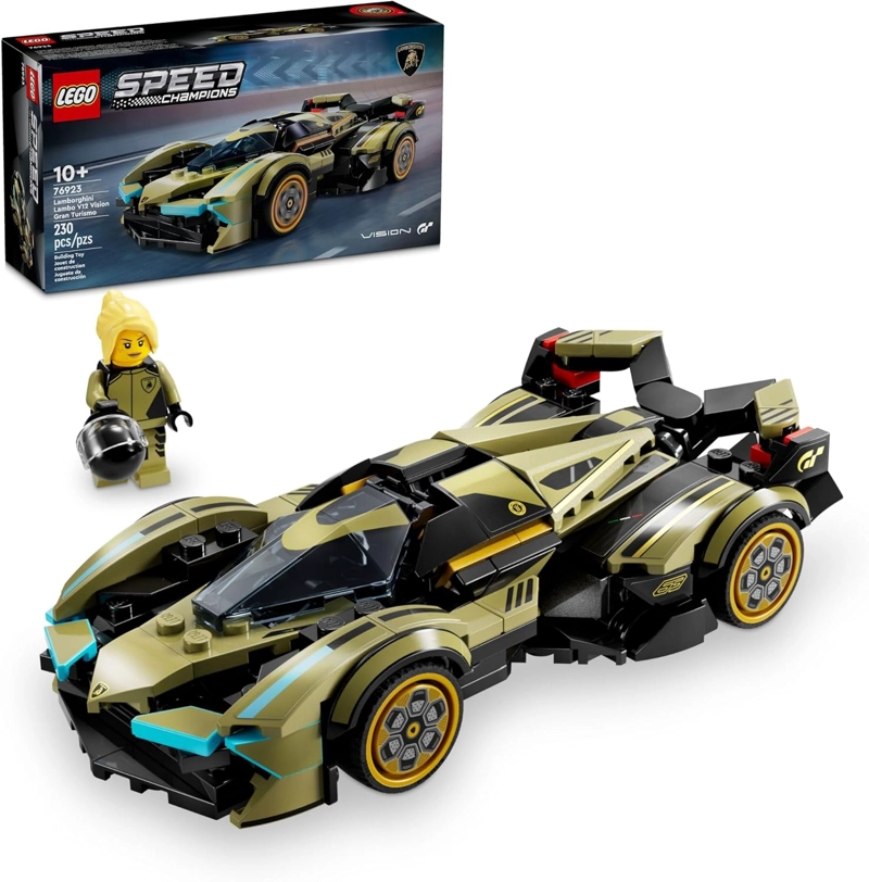 LEGO SPEED CHAMPIONS LAMBORGHINI LAMBO V12 VISION GT SUPER CAR, JUGUETE DE VEHICULO DE FORMULA 1, - 1