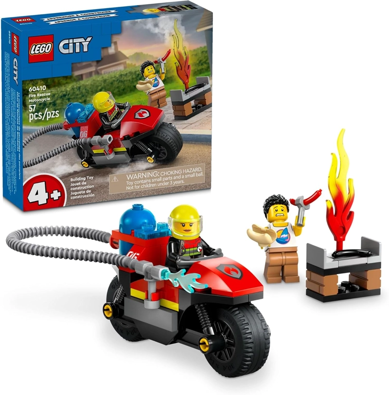 LEGO CITY FIRE RESCUE - JUEGO DE JUGUETE DE BOMBEROS PARA NIÑOS DE 4 AÑOS EN ADELANTE, INCLUYE - 1
