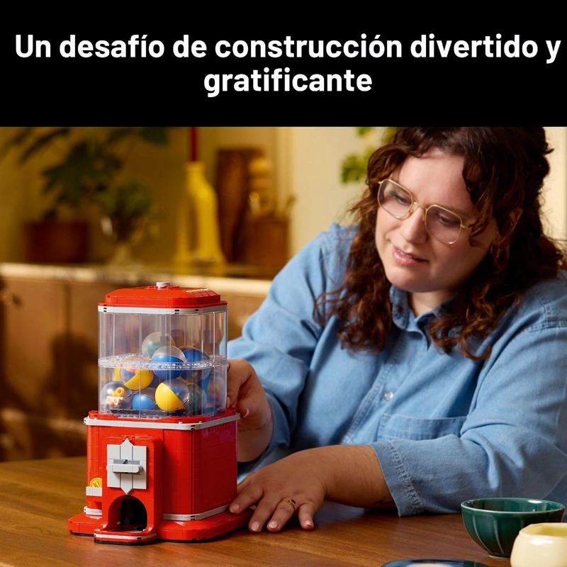 LEGO IDEAS MINIFIGURE - JUEGO DE CONSTRUCCION DE MAQUINAS EXPENDEDORAS PARA ADULTOS, DECORACION - 3