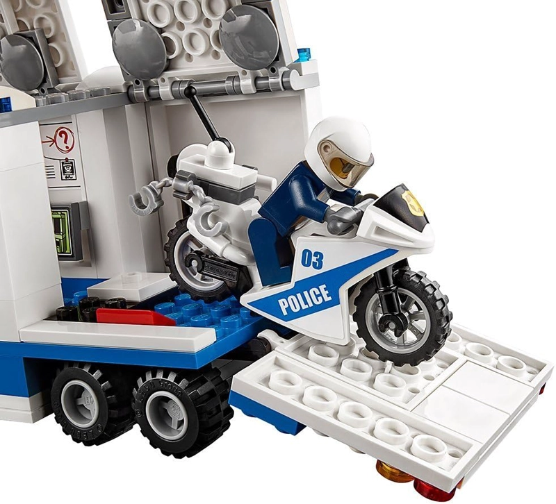 JUGUETE DE CONSTRUCCION DEL CENTRO DE MANDO MOVIL DE LA POLICIA DE LA CIUDAD DE LEGO, CAMION, - 3