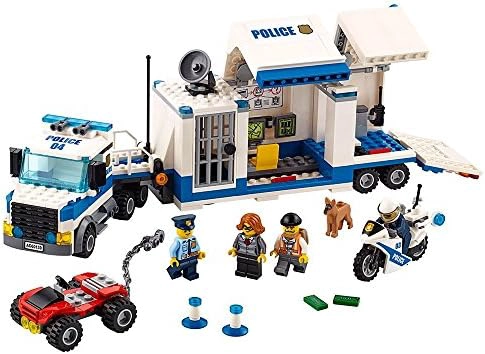 JUGUETE DE CONSTRUCCION DEL CENTRO DE MANDO MOVIL DE LA POLICIA DE LA CIUDAD DE LEGO, CAMION, - 4