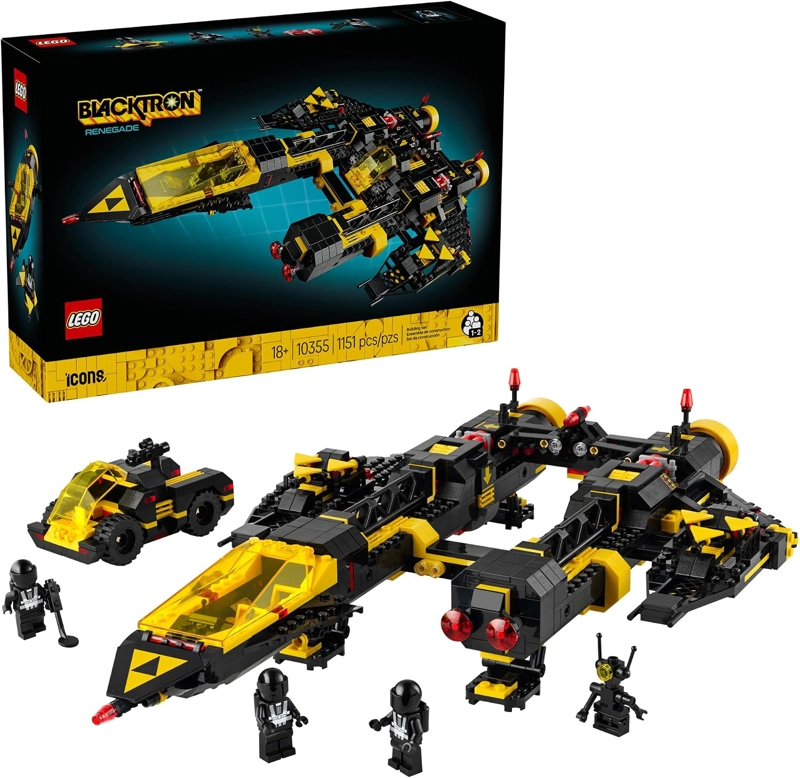 LEGO ICONS BLACKTRON RENEGADE - KIT DE MAQUILLAJE DE BRICOLAJE PARA ADULTOS DE 18 AÑOS - BLOQUES - 1