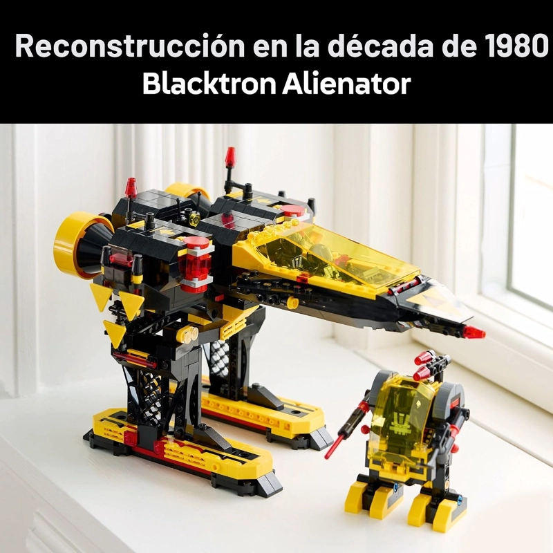 LEGO ICONS BLACKTRON RENEGADE - KIT DE MAQUILLAJE DE BRICOLAJE PARA ADULTOS DE 18 AÑOS - BLOQUES - 6