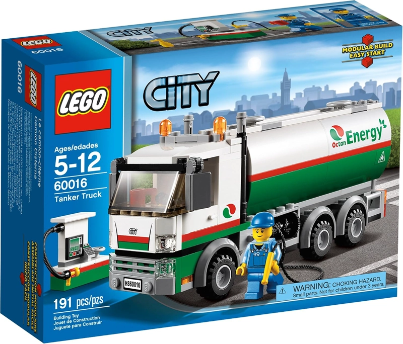 LEGO CAMION CISTERNA DE LA CIUDAD 60016 - 2
