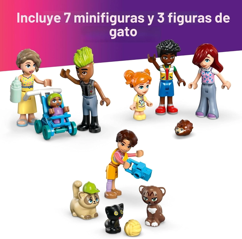 LEGO FRIENDS HEARTLAKE CITY APARTMENTS Y STORES - JUEGO DE CONSTRUCCION DE JUGUETES PARA NIÑOS, - 4