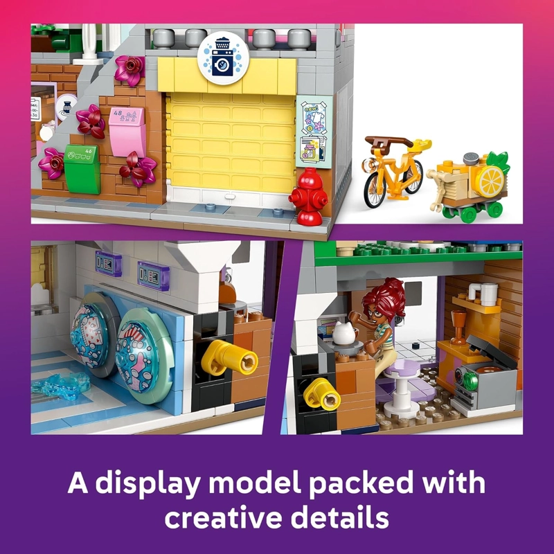 LEGO FRIENDS HEARTLAKE CITY APARTMENTS Y STORES - JUEGO DE CONSTRUCCION DE JUGUETES PARA NIÑOS, - 5