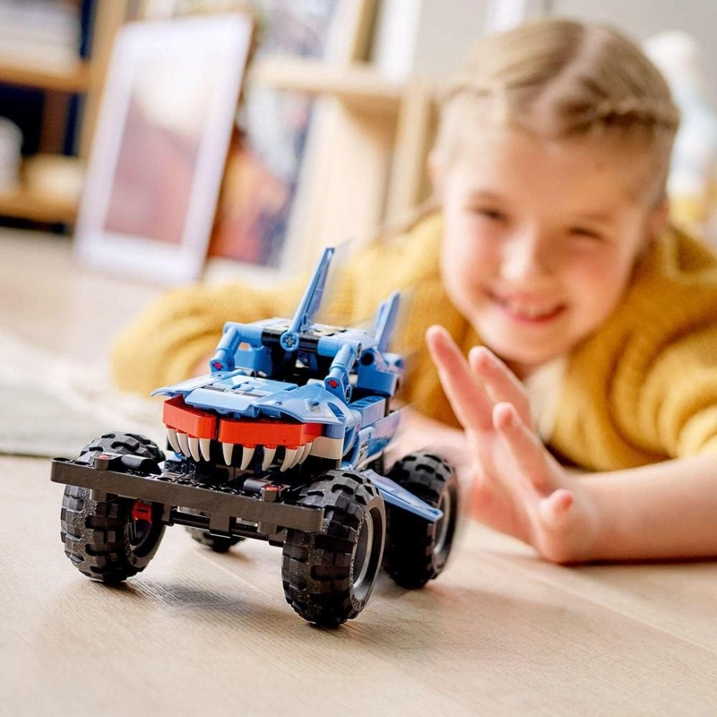 LEGO 42134 TECHNIC MONSTER JAM MEGALODON, AUTO DE TIBURON 2 EN 1 PARA AUTO DE CARRERAS BAJAS LUSCA - 2