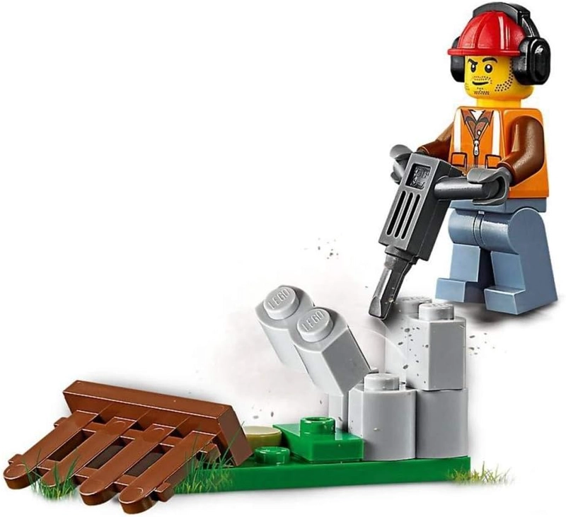 LEGO CITY KIT DE MAQUILLAJE DE GRANDES VEHICULOS 60219 KIT DE MAQUILLAJE DE CONSTRUCCION 88 PIEZAS - 2