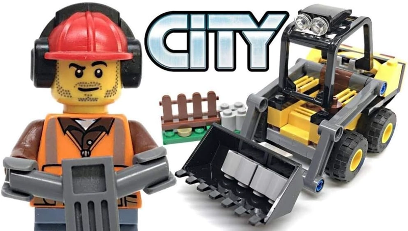LEGO CITY KIT DE MAQUILLAJE DE GRANDES VEHICULOS 60219 KIT DE MAQUILLAJE DE CONSTRUCCION 88 PIEZAS - 3