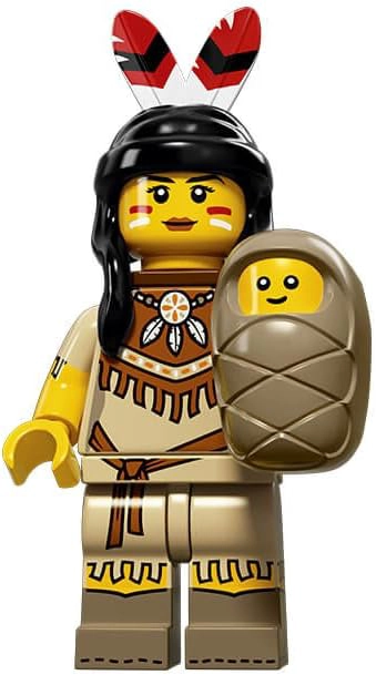 LEGO SERIE 15 COLECCIONABLE MINIFIGURA 71011 - MUJER TRIBAL CON BEBE - 1