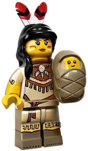 LEGO SERIE 15 COLECCIONABLE MINIFIGURA 71011 - MUJER TRIBAL CON BEBE - 3