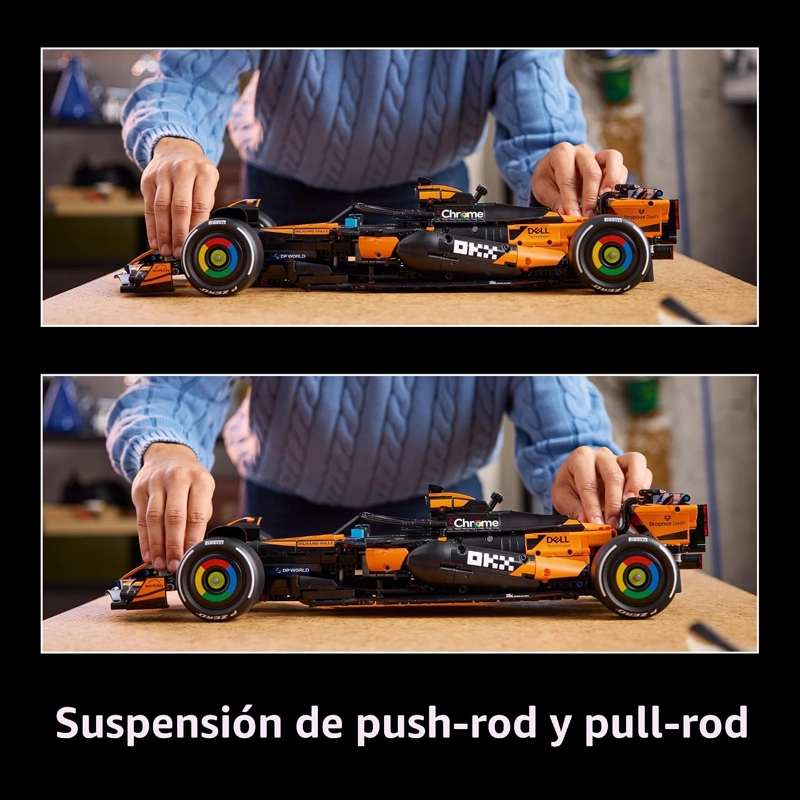 LEGO TECHNIC MCLAREN MCL39 F1 - JUEGO DE CONSTRUCCION DE AUTOMOVIL PARA ADULTOS, DECORACION - 3
