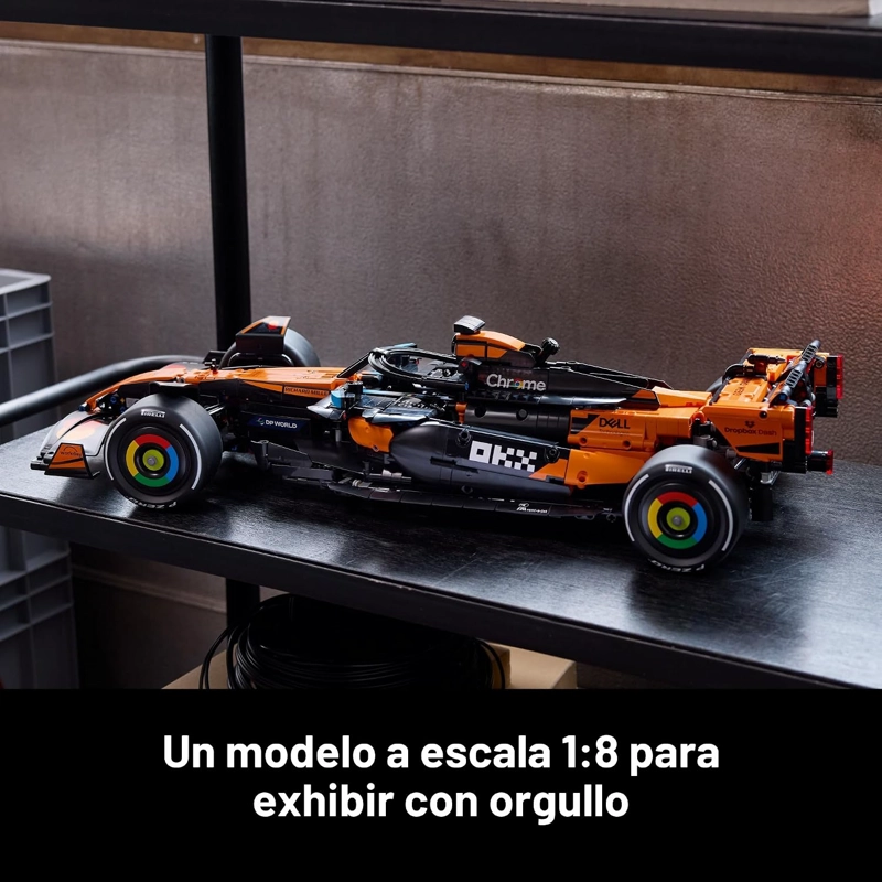 LEGO TECHNIC MCLAREN MCL39 F1 - JUEGO DE CONSTRUCCION DE AUTOMOVIL PARA ADULTOS, DECORACION - 6