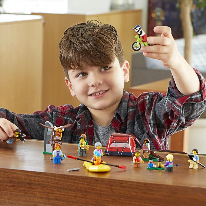 LEGO CITY PEOPLE PACK PAQUETE - OUTDOOR ADVENTURES 60202 KIT DE MAQUILLAJE DE CONSTRUCCION 164 - 2