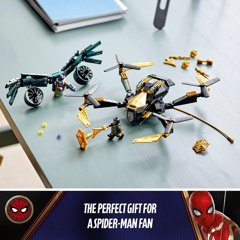 LEGO MARVEL SPIDER-MAN S DRONE DUEL 76195 KIT DE MAQUILLAJE DE CONSTRUCCION 198 PIEZAS - 2