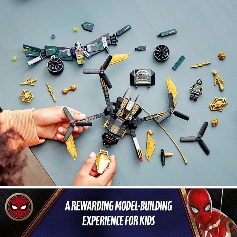 LEGO MARVEL SPIDER-MAN S DRONE DUEL 76195 KIT DE MAQUILLAJE DE CONSTRUCCION 198 PIEZAS - 3