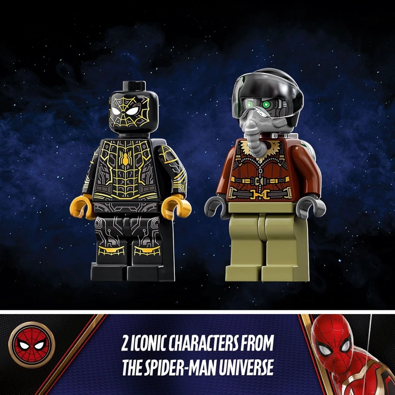 LEGO MARVEL SPIDER-MAN S DRONE DUEL 76195 KIT DE MAQUILLAJE DE CONSTRUCCION 198 PIEZAS - 6