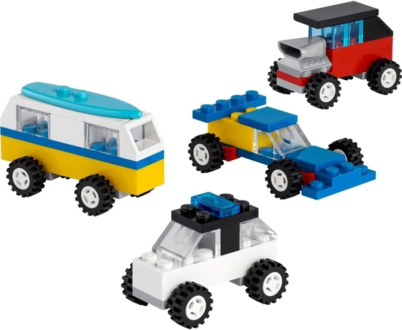 LEGO CLASSIC 30510 90 YEARS OF CARS - JUEGO DE 71 PIEZAS DE AUTOS ICONICOS CON 4 MINI AUTOS - 2