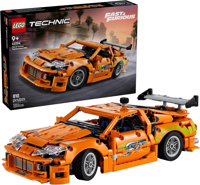 LEGO TECHNIC FAST Y FURIOUS TOYOTA SUPRA MK4 KIT DE MAQUILLAJE DE CONSTRUCCION - AUTO DE JUGUETE - 1