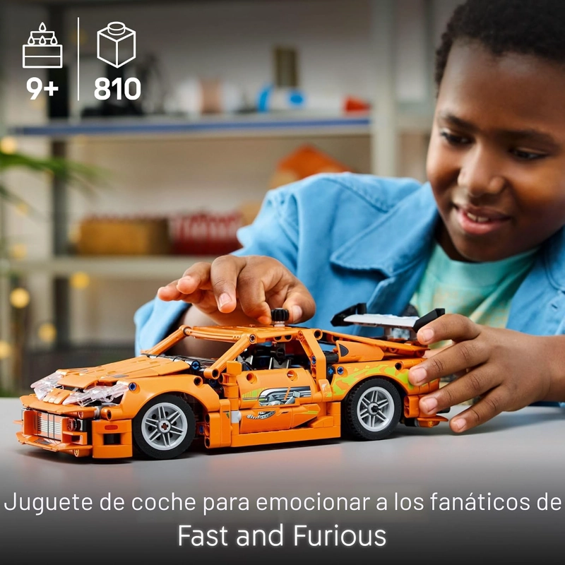 LEGO TECHNIC FAST Y FURIOUS TOYOTA SUPRA MK4 KIT DE MAQUILLAJE DE CONSTRUCCION - AUTO DE JUGUETE - 3